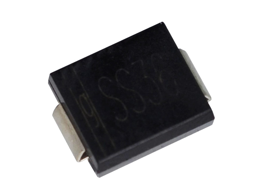SS36-E3 Diodo Schottky 60V 3A encapsulado DO-214AB SMD | Electronica Franko